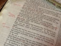 Bible marking