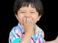 child laughing